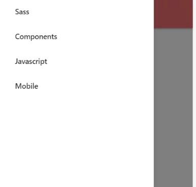 How to increase sidenav width in materialize css