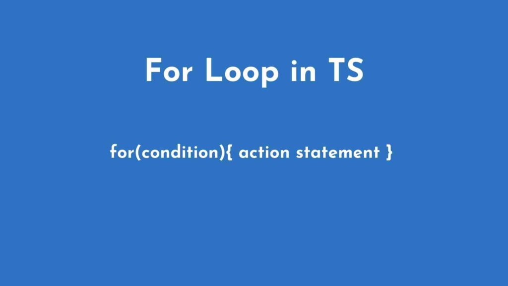 FOR loop to print array