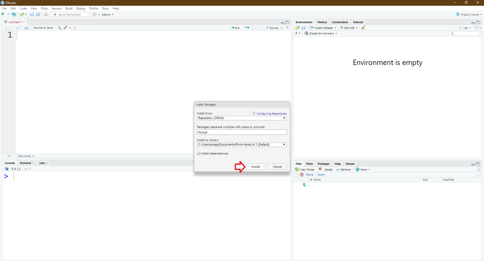 Install R Commander Windows - Easy 2 mins guide - Ampersand Tutorials