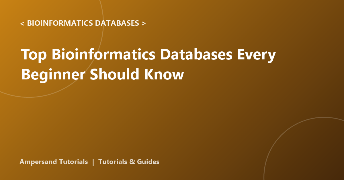 bioinformatics databases