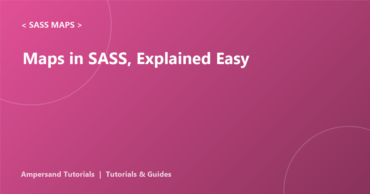 maps in sass