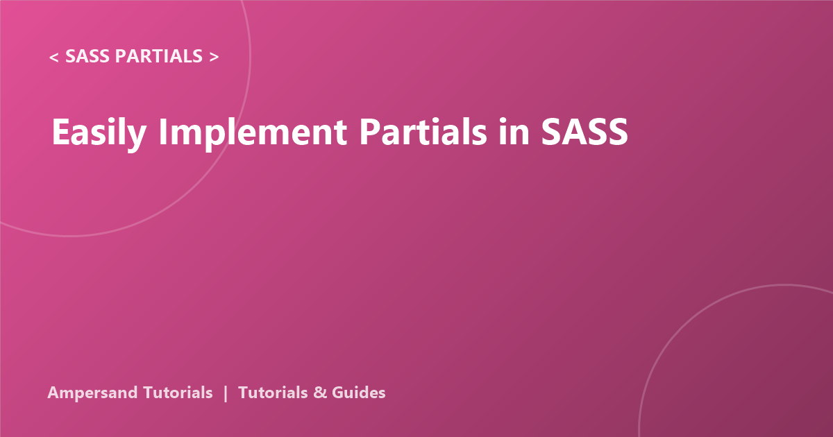 partials in sass