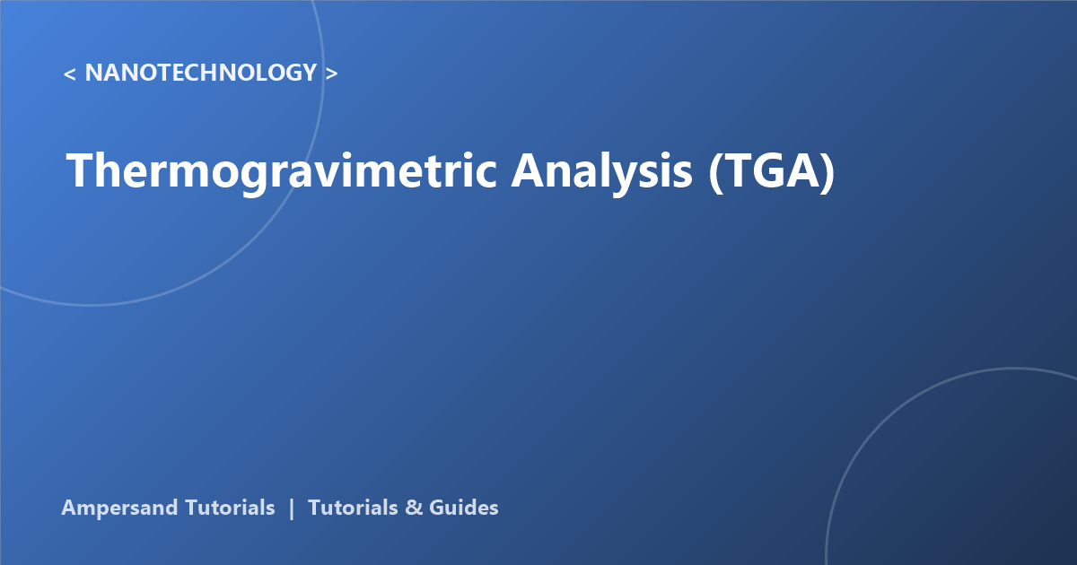 thermogravimetric analysis