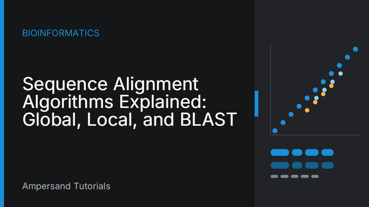 Sequence Alignment Algorithms Explained: Global, Local, and BLAST